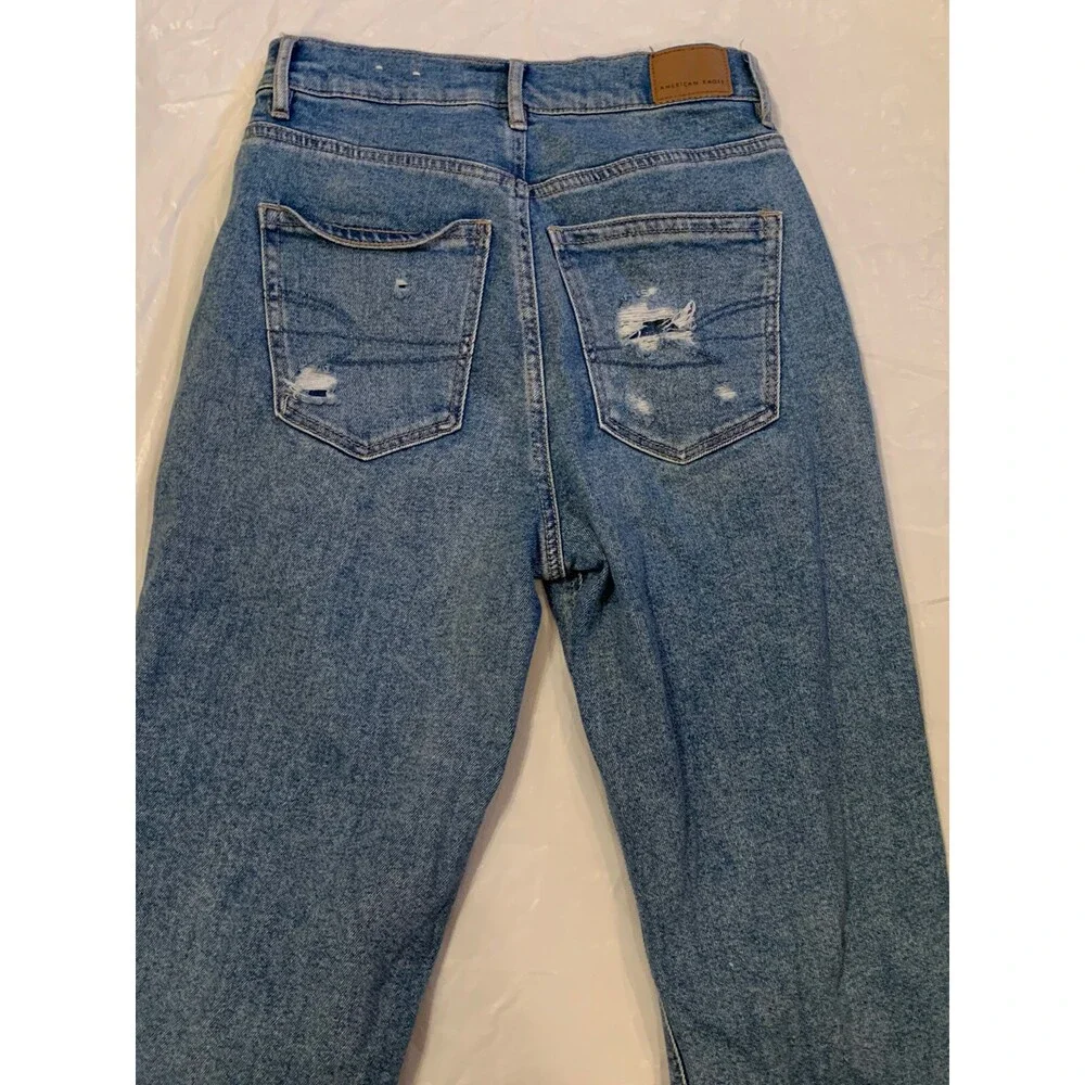 American Eagle Stretch Highest Rise 90s Boyfriend Women's Jeans Size‎ 4 Reg B3